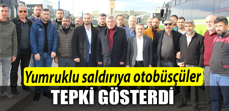 Kocaeli de Halk otobusu soforleri saldiriya tepki gosterdi