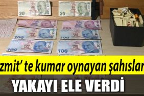 Kocaeli de Is yerinde kumar oynatildigi denetimde ortaya cikti toplanan paraya el konuldu
