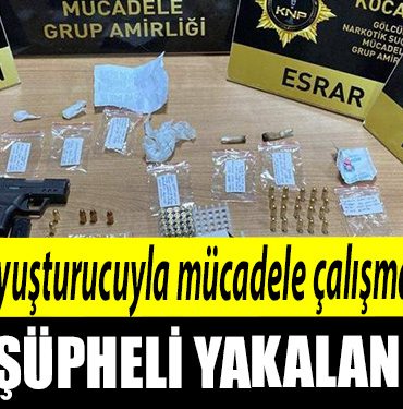 Kocaeli de Polisin uyusturucuyla mucadele calismalarinda 7 supheli yakalandi
