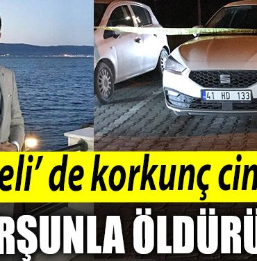 Kocaeli de cinayet. 7 kursunla olduruldu