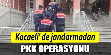 Kocaeli de jandarmadan PKK operasyonu