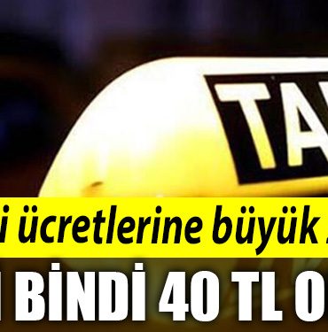 Kocaeli de taksi ucretlerine zam geldi 1