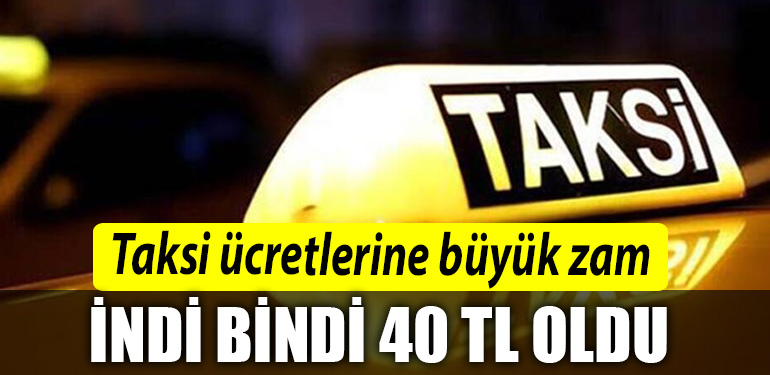 Kocaeli de taksi ucretlerine zam geldi 1