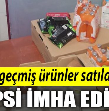 Kocaeli de tarihi gecmis urunler satilacakti hepsi imha edildi