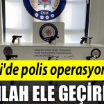 Kocaelide polis operasyonunda 34 silah ele gecirildi