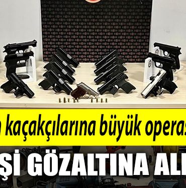 Kocaelide silah kacakcilarina buyuk operasyon. 4 kisi gozaltina aldindi