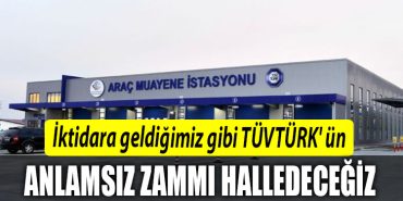 Mengunogul Iktidara geldigimiz gibi TUVTURK un yaptigi bu anlamsiz zammi halledecegiz