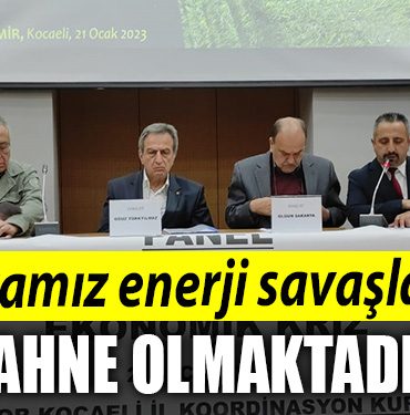 TMMOB Sube Baskani Mehmet Ali Elma Dunyamiz enerji savaslarina sahne olmaktadir