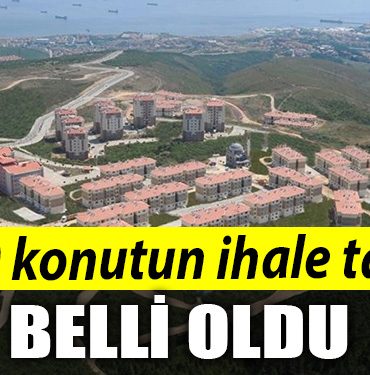 TOKI nin Kocaeli ye yapacagi 1700 konutun ihale tarihi belli oldu