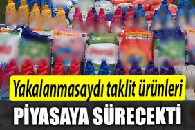 Yakalanmasaydi Kocaeli de taklit urunleri piyasaya surecekti