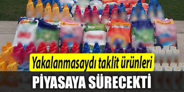 Yakalanmasaydi Kocaeli de taklit urunleri piyasaya surecekti