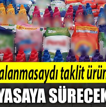 Yakalanmasaydi Kocaeli de taklit urunleri piyasaya surecekti