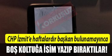 chp izmit ilce baskani