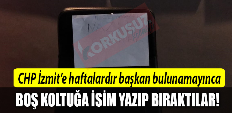 chp izmit ilce baskani