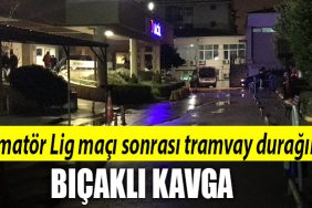kocaeli amator lig bicakli yaralama