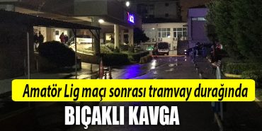 kocaeli amator lig bicakli yaralama