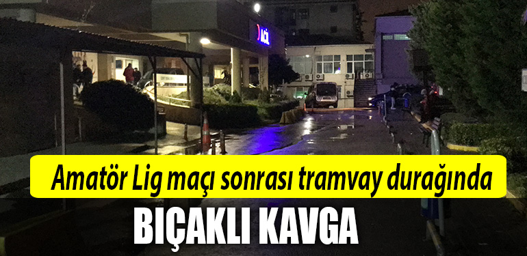 kocaeli amator lig bicakli yaralama