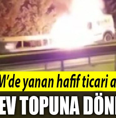 kocaeli arac yangini