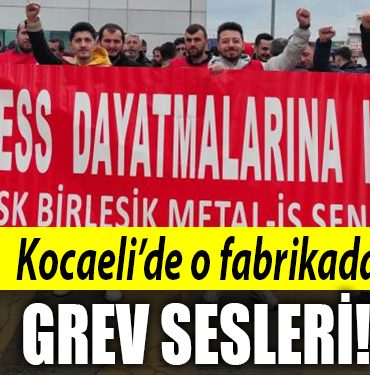 kocaeli fabrika grev