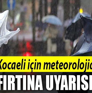 kocaeli firtina