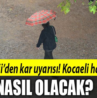 kocaeli hava durumu