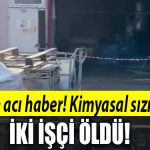 kocaeli kimyasl sizinti
