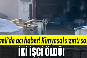 kocaeli kimyasl sizinti