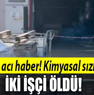 kocaeli kimyasl sizinti