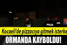 kocaeli ormanda kayboldu