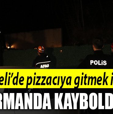kocaeli ormanda kayboldu