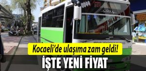 kocaeli ulasim zammi 2023