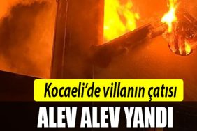 kocaeli villa yangini