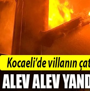 kocaeli villa yangini