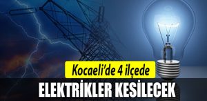 1 mart kocaeli elekrik kesintisi