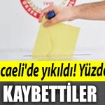 AKP Kocaelide yikildi Yuzde 14 oy kaybettiler