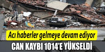 Aci haberler gelmeye devam ediyor. Can kaybinin 1014e yukseldigi aciklandi