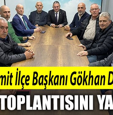 CHP Izmit Ilce Baskani Gokhan Darcan ilk toplantisini yapti