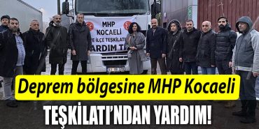 Deprem bolgesine MHP Kocaeli Teskilatindan yardim