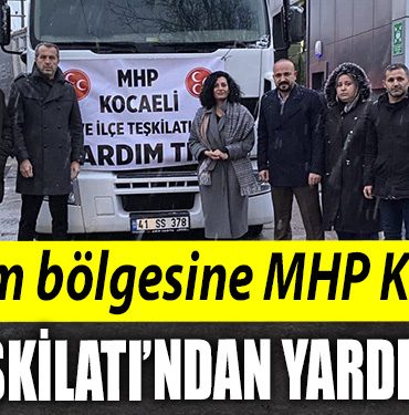 Deprem bolgesine MHP Kocaeli Teskilatindan yardim