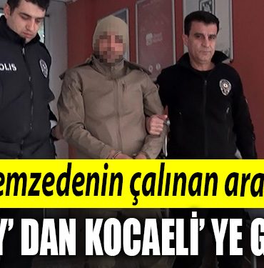 Depremzedenin calinan araciyla Hataydan Kocaeliye geldi