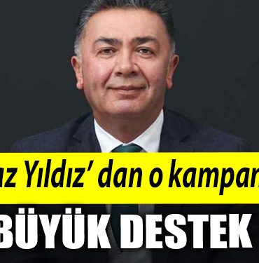 IYI Parti Kocaeli Milletvekili aday adayi Sanbaz Yildiz dan o kampanyaya buyuk destek