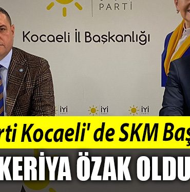 IYI Parti Kocaeli de SKM Baskani Zekeriya Ozak oldu