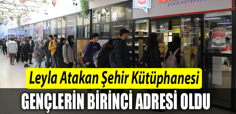 Kocaeli de Leyla Atakan Sehir Kutuphanesi genclerin birinci adresi oldu
