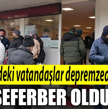 Kocaeli deki vatandaslar Kahramanmaras taki depremzedeler icin seferber oldu