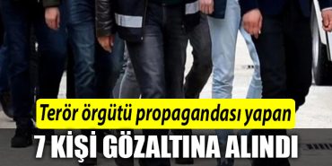 Kocaelide teror orgutu propagandasi yapan suphelilere operasyon 7 gozalti