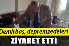 MHP Kocaeli Il Baskani Nuri Demirbas depremzedeleri ziyaret etti