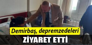 MHP Kocaeli Il Baskani Nuri Demirbas depremzedeleri ziyaret etti