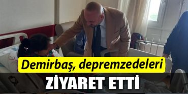 MHP Kocaeli Il Baskani Nuri Demirbas depremzedeleri ziyaret etti