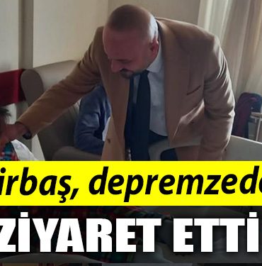 MHP Kocaeli Il Baskani Nuri Demirbas depremzedeleri ziyaret etti