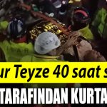 Sennur Teyze 40 saat sonra Izmit arama kurtarma ekipleri tarafindan kurtarildi